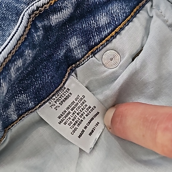 WONDERLY women's sz 12 R jeans button fly high waisted - Picture 3 of 6